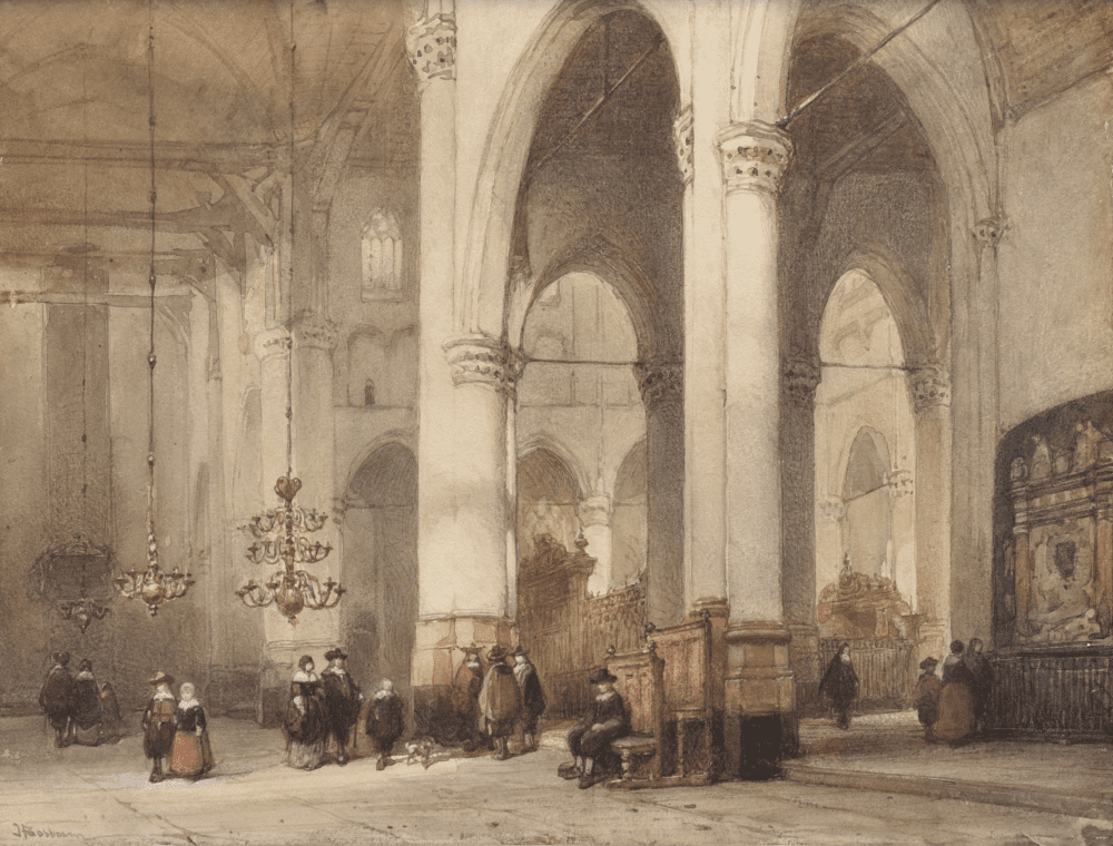 Kerkinterieur St. Laurenskerk