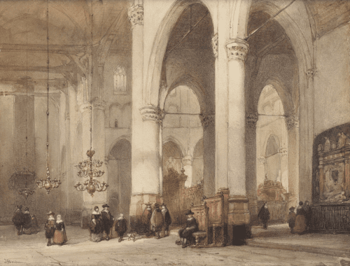 Kerkinterieur St. Laurenskerk