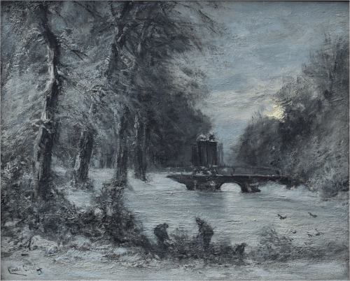 Het Haagse bos in de winter